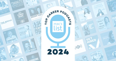 top career podcast graphic