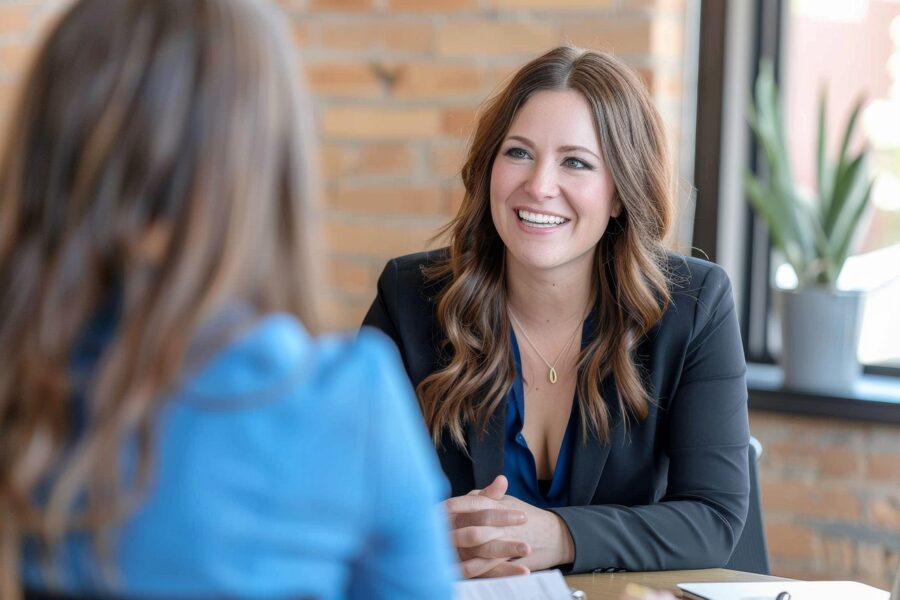 woman job interview